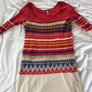 Free People Vintage Mini Sweater Dress